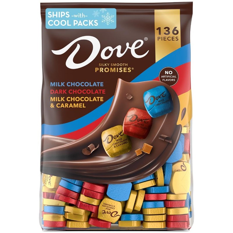 DOVE PROMISES Milk, Dark and Milk & Caramel Assorted Chocolate