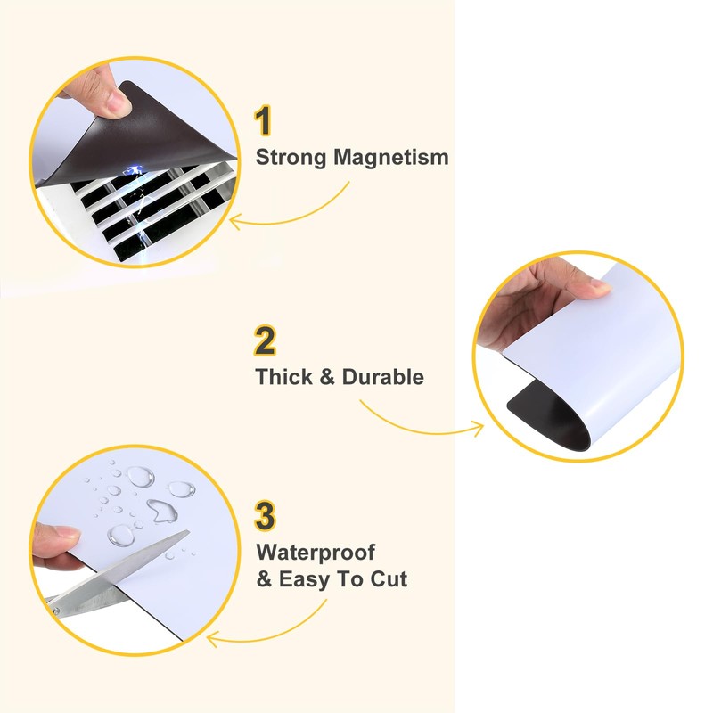 sourcing map 1Pcs Square Magnetic Vent Covers, 12"x12" Floor Air