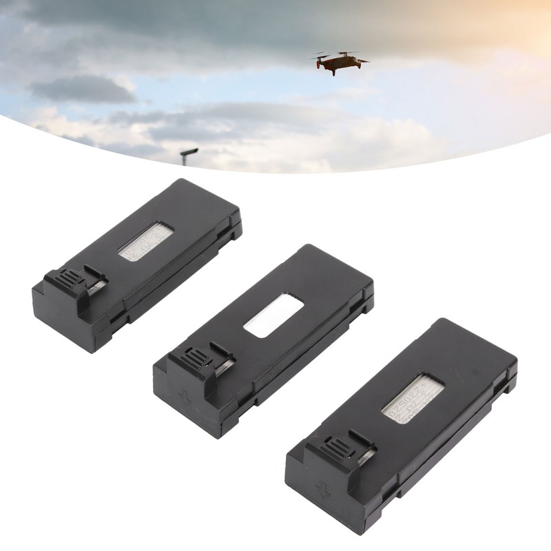 3PCS Drone Battery 2600MAH 3.7V Rechargeable Quadcopter Drone Lithium Battery