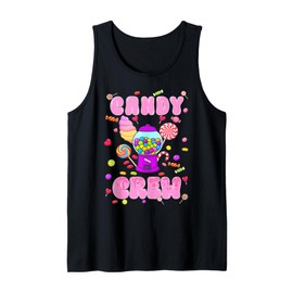 Candy Crew Candy Land Decorations Sweetie Candy Squad Kids Tank Top