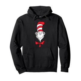 Dr. Seuss The Cat in the Hat Face Pullover Hoodie Pullover Hoodie