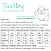 Ruliby Baby Romper Girl Newborn Floral Bodysuit Infant Girl Clothes