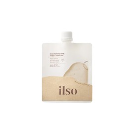 ilso Rice Potato Pore Fresh Wash-Off Face Mask, 5.29 oz, with Rice Bran Water and Potato Extract, Korean skincare, blackheads, sebum