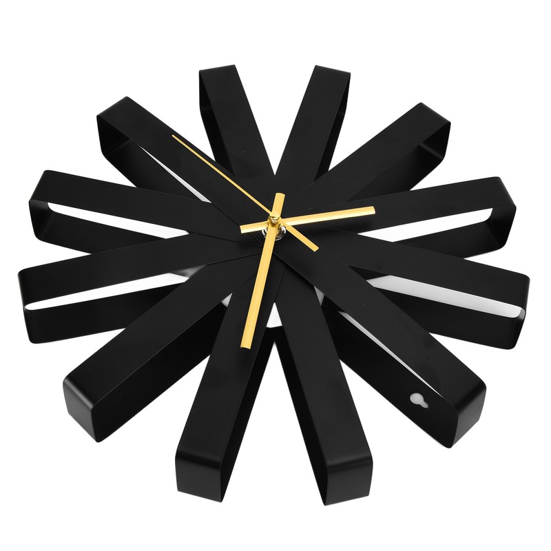 Living Room Clock Stainless Steel Silent Movement Creativity Wall Clock