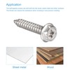 sourcing map Phillips Hex Washer Self Tapping Screws, M6 x