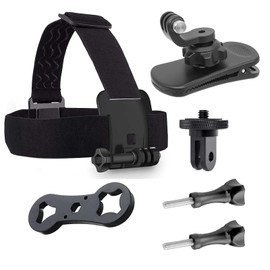 Head Strap for GoPro with Quick Clip Mount Compatible with Insta360 ONE X2 X3 X R RS GO 2, Gopro Hero Max Fusion, DJI OSMO Action 2 3 Camera
