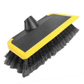 Opow Soft Bristle Washing Brush Head Kit with Rubber Bumper – Scratch-Free Cleaning Scrub for Car, RV, Boat, Solar Panels – Fits ¾ Acme Threaded Poles – (Pole Not Included)