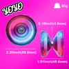 WATIEOBOO Yoyo P02 2-Color Set, Responsive and Non-Responsive Convertible Yoyo,