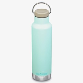 Klean Kanteen 20oz (592ml) Insulated Water Bottle with Loop Cap, Real Teal