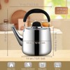 Tea Kettle,Whistling Tea kettle for Stove Top,2 QT Stainless Steel