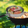 Lixada 1100ml Titanium Fry Pan Ultralight Grill Frying Pan with