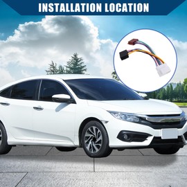 Hihaha Car Radio Stereo Harness Adapter for Honda Civic 2000-2005 / Inner/Durable Plastic / 1 Pcs Assorted Color