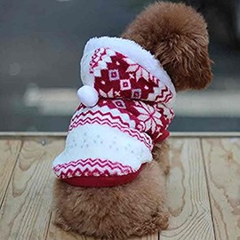 SAMGU Dog Clothes Warm Christmas Dog Jumper Hoodie