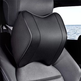 LT Sport Memory Foam Head Rest Pad Leather Neck Cushion Car Seat Shoulder Pillow for Benz