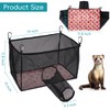 LITURTOO Ferret Hamster Ball Pit Hammock, Bunkbed Hammock Cage Toy