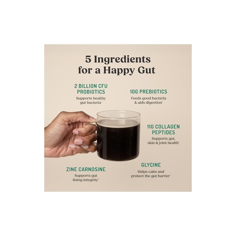 Bulletproof Unflavored Gut Health Collagen Protein, 14 oz