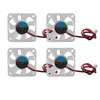 Jopto 4PCS Mini 3D Printer Fan 5010 Brushless DC 24V