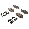 ACDelco Gold 17D1857CHF1 Ceramic Rear Disc Brake Pad Kit