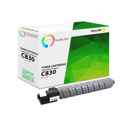 TCT C830 Yellow Toner Cartridge - Premium Compatible Replacement for Ricoh Aficio C830 821182 821118 Yellow Works with Ricoh Aficio SP C830 C831 Printers (27,000 Pages)