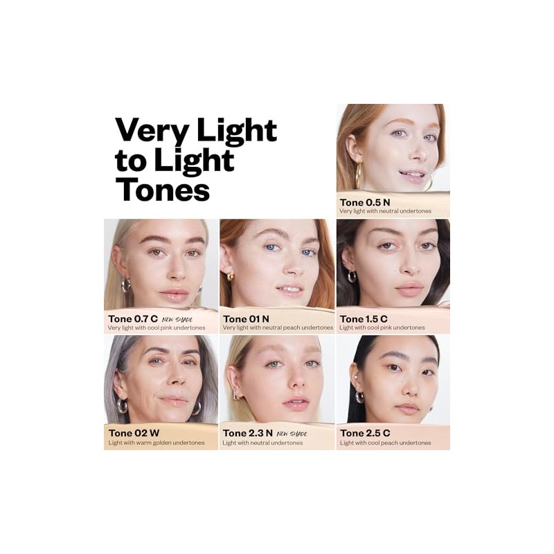 Kosas- Corrector Mini Revealer maquillaje de cobertura media, oculta ojeras
