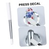 PACKOVE 5pcs Nail Art Sculpture Carving Pen Silicone Head Drawing