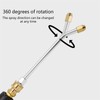 MEELYHOME StainlessSteel Wand Lances Car Washer Metal Rod Elbow Nozzles