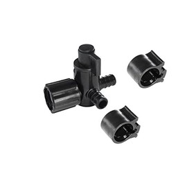 PEXLOCK 30913 3Way Valve, 1/2" x 1/2" FPT, Black