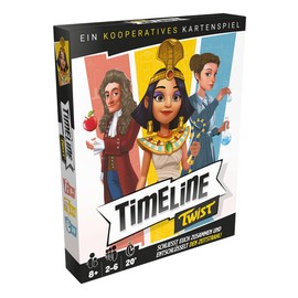 Zygomatic , Timeline Twist, Family Game, Card Game, 2-6 Players, From 8+ Years, 20 Minutes, German