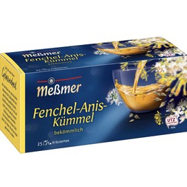Meßmer Fennel/Anise/Cumin 25 TB, Pack of 2 (2 x 50 g Pack)