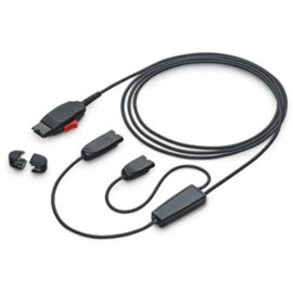 Plantronics 85S09AA Poly Y Training Cable With Qd Accs Lock - Digital Headsets, black