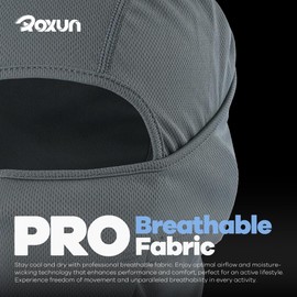 ROXUN Ski Mask Balaclava Shiesty, Motorcycle Football Windproof UV Protector Cooling for Men/Women Ink Camo