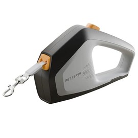 Vivicreate TUG Heavy Duty Retractable Dog Leash – 16ft Strong Nylon Tape Leash for Medium & Large Dogs up to 110 lbs – One-Handed Brake, Pause, Lock – for Walking, Training (Black)