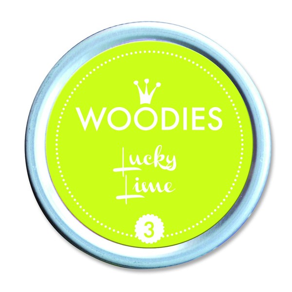 WOODIES Stamp Pad Ink Tin Lucky Lime (072030)