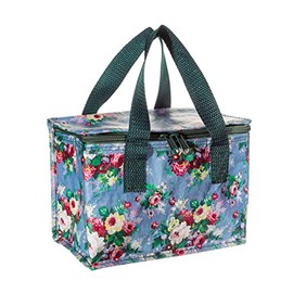 Sass & Belle Delphine Blue Vintage Rose Lunch Bag
