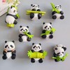 8Pcs Cute Panda Fridge Magnet 3D Simulation Panda Fridge Magnet,