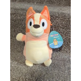 Kelly Toys/Squishmallow Squishmallows Hug Mees Bluey "BINGO” 10" Soft Toy Plush Pinkish Orange NWT