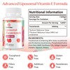 Liposomal Tocotrienols Supplement 1000mg, Vitamin E, High Bioavailability, 95% Delta