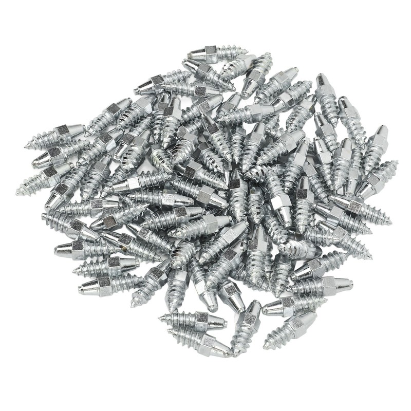 100PCS Tire Spikes Carbide Alloy 21mm Prevent Slip Wheel Tyre