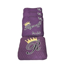 Pro AV - Reynolds Cornhole Bags - 2025 ACL Approved - AS SEEN ON ESPN - Professional Cornhole Bags - Made in The USA - Set of 4 (Purple)