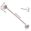 LICQIC 2 PCS Cabin Hook, Gate Latch Hook, Stainless Steel