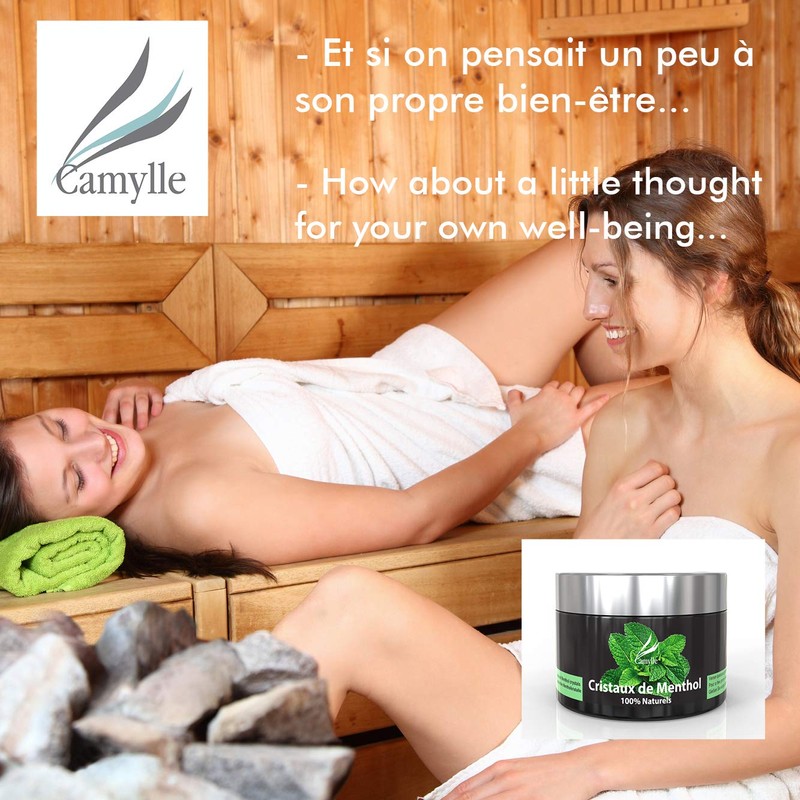 Camylle - Cristaux de Menthol - 100% Natural Menthol Crystals