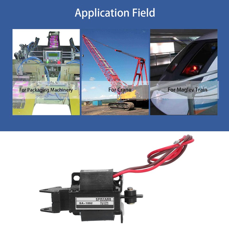 BERM AC Solenoid Electromagnet Traction Push Pull Electric Magnet AC220V