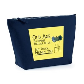 Hippowarehouse Old Age is Coming for You Printed Make up Cosmetic wash Bag 18x19x9cm