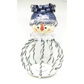 Snowman Tea Light Holder 10 inches