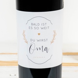 Du wirst Oma, Schwangerschaft verkünden, Aufkleber, Geschenk, Überraschung du wirst Oma ankündigen, Idee, originell