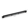ENS 24 Port Blank Keystone Patch Panel, Wallmount or Rackmount