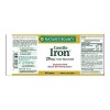 Nature's Bounty Gentle Iron Glycinate 28mg Supplement Blood Cell Support