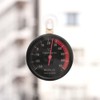 GRUS GRS107-BK Analog Thermometer, IN-OUT, Black, Made in Japan