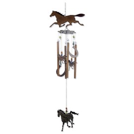 Sunset Vista Designs Horsing Around Horse Wind Chime, Large