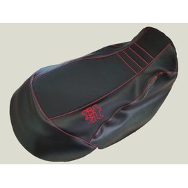 Hidden Comfort Camo HCC Racing ATV seat Cover Compatible with CAN AM Renegade 500 Screw IT Black Gripper & RED SEAT Cover